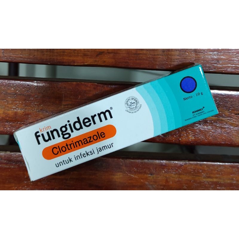 Fungiderm Krim 10 Gram / Gatal Jamur / Panu / Kutu Air / Kurap / Jamur Kuku