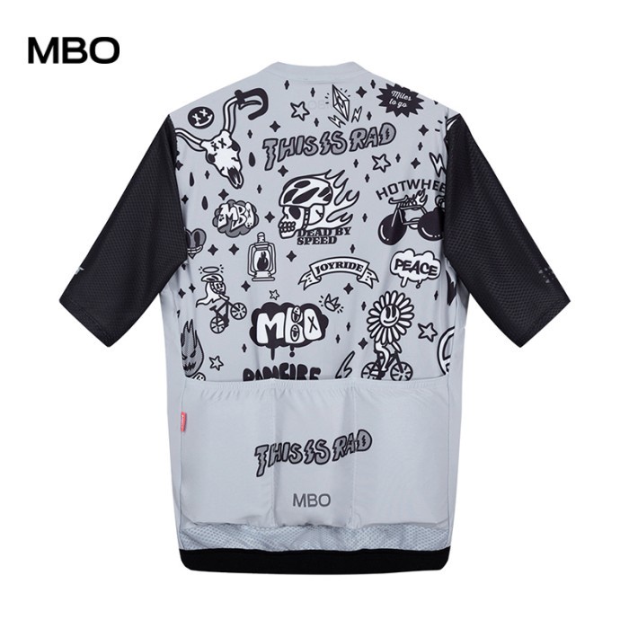 MBO Prime BEAT Grey Short Sleeve Jersey Men Women Mysenlan