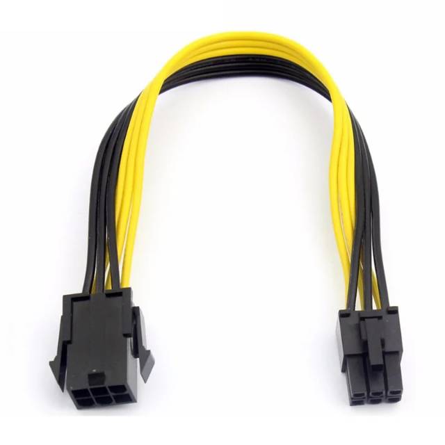 KABEL POWER PCIE 6 PIN MALE TO FEMALE