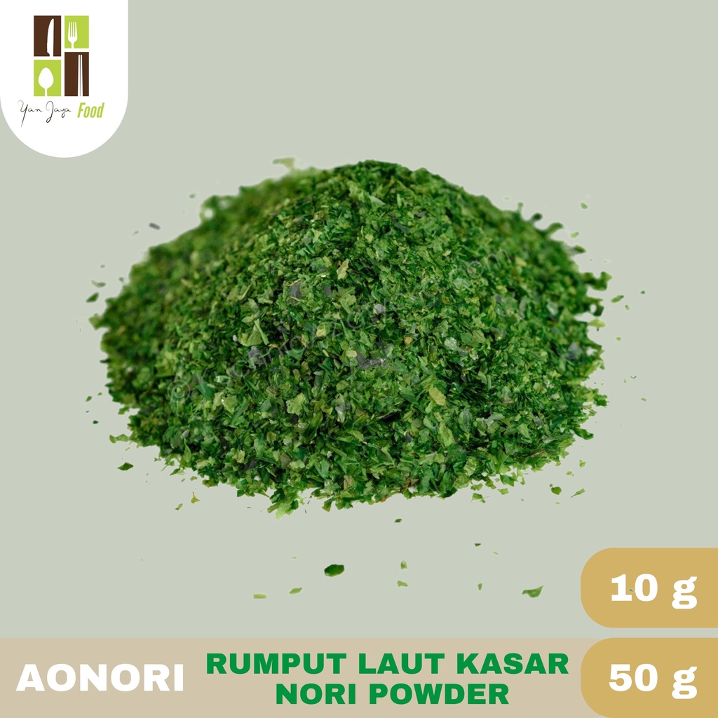 

Aonori Dried Seaweed Rumput Laut Kasar Jepang
