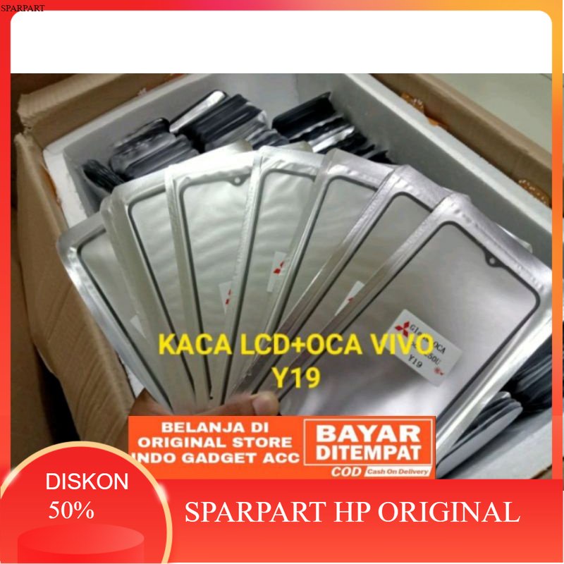 KACA LCD KACA DEPAN KACA TOUCHSCREEN VIVO Y19