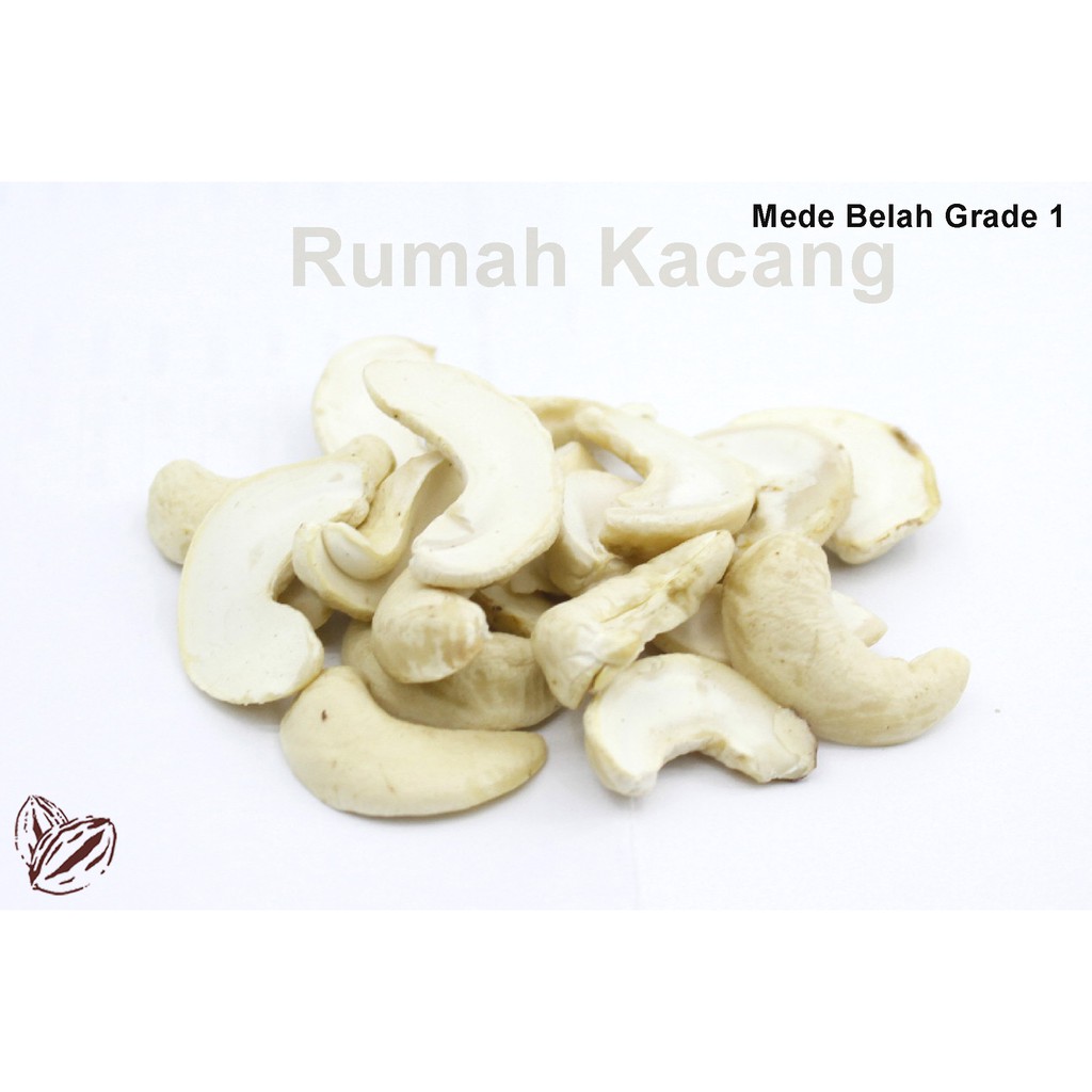 

Kacang Mede Belah Dua Mentah (Grade1) 500g