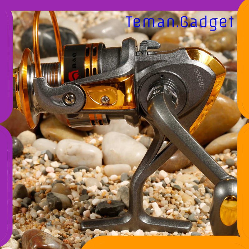 TG-IF145 Debao Gulungan Pancing DB3000A Metal Fishing Reel 10 Ball Bearing
