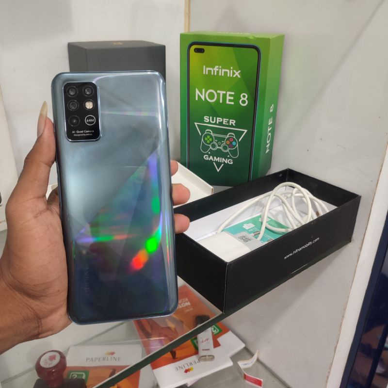 INFINIX NOTE 8 6/64 FULLSET SECOND ORI