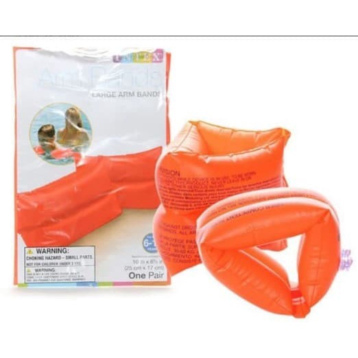 INTEX 59640 Pelampung Lengan Anak Orange Arm Bands 19x19cm Ages 3-6