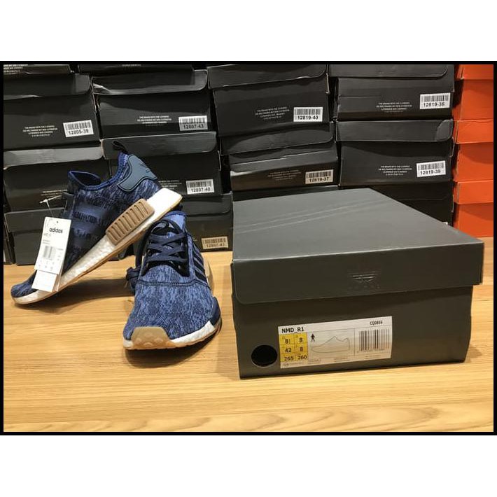 GRATIS ONGKIR ADIDA NMD R1 RUNNER LEGION INK NAVY BLUE ORIGINAL UA BNIB