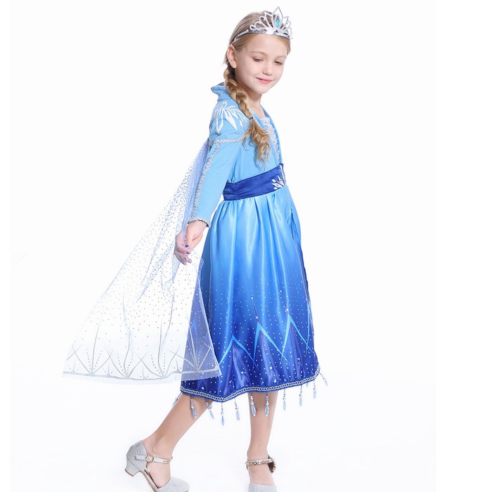 ELSA DRESS FR0ZEN 2 COSTUME kostum princess elsa frozen2