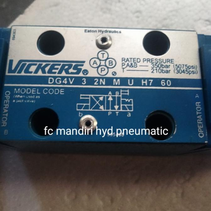 SOLENOID VICKERS DG4V 4 2N M U H7 60 VOLTASE DC 24V fc-man617
