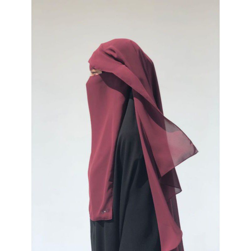Naqiya niqab |niqab yaman flap by Shafa jilbab