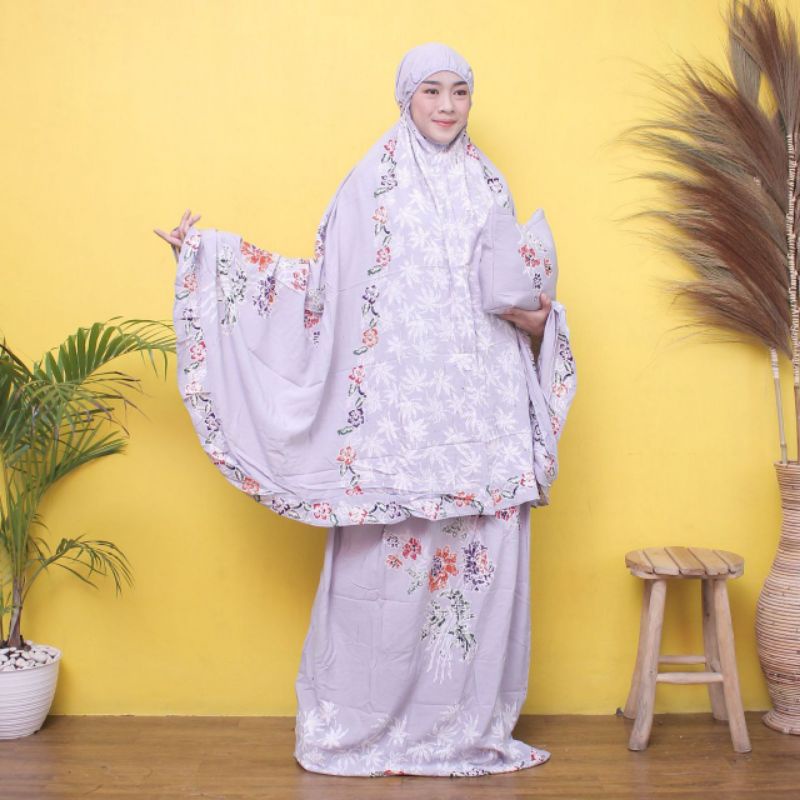 MUKENA BATIK CAP SOGAN PEKALONGAN