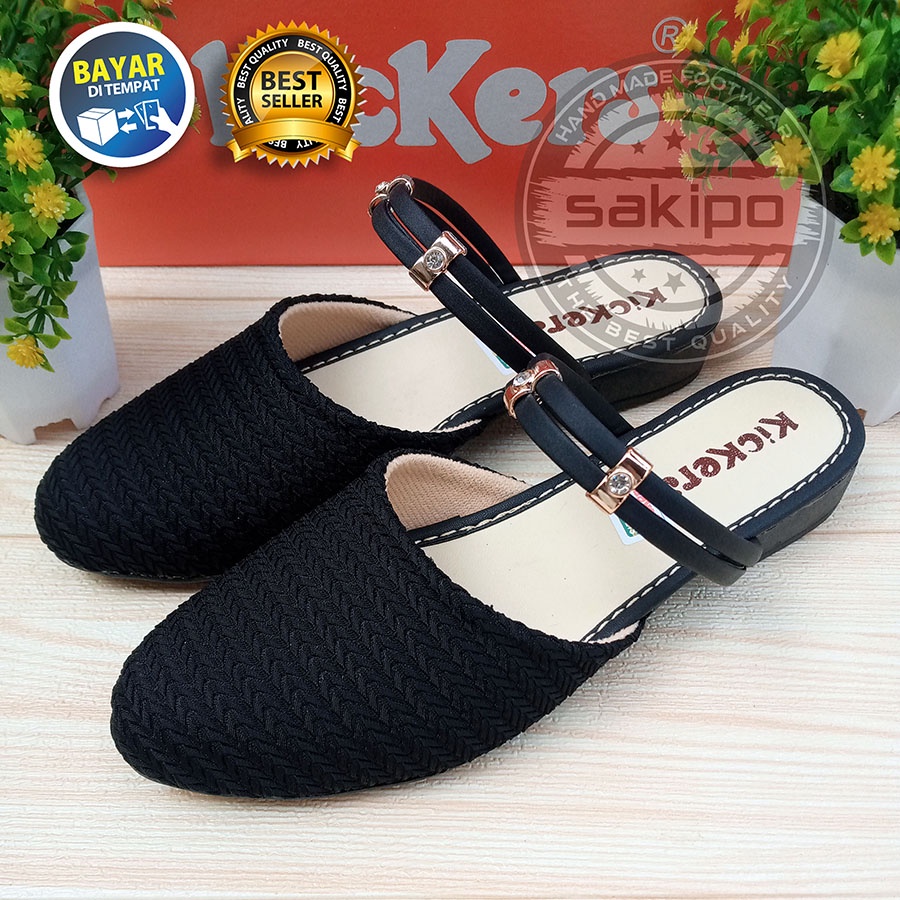 PROMO 3.3 FASHION SALE !! SEPATU WANITA BALET RAJUT LED TALI / SLOP LED RAJUT KICKERS TERMURAH TRENDI KEKINIAN / SAKIPO