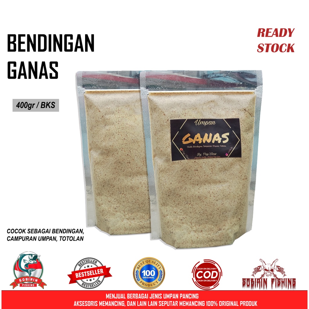 Pengumpul ikan bendingan ganas - umpan ikan Mas - umpan pancing dan bamper segala jenis medan