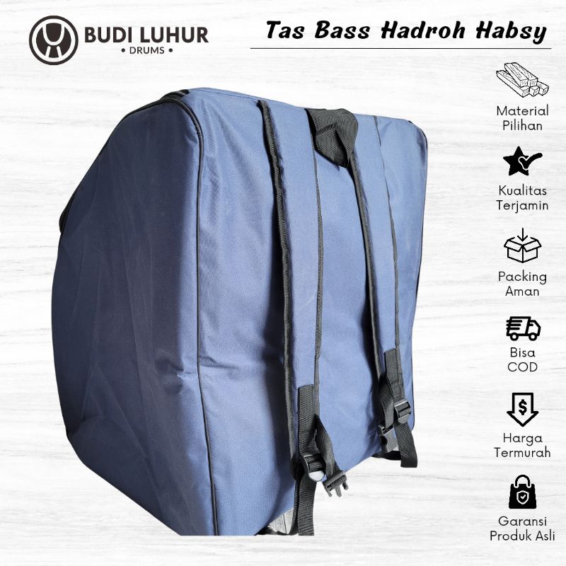 Tas Softcase Bas Hadroh Bass Habsy Bas Tawon Ukuran 16 inch Busa Tebal Termurah