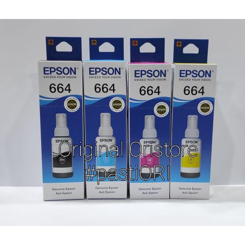 EPSON 664 - TINTA BOTOL ORIGINAL EPSON 70ML UNTUK EPSON L SERIES L100