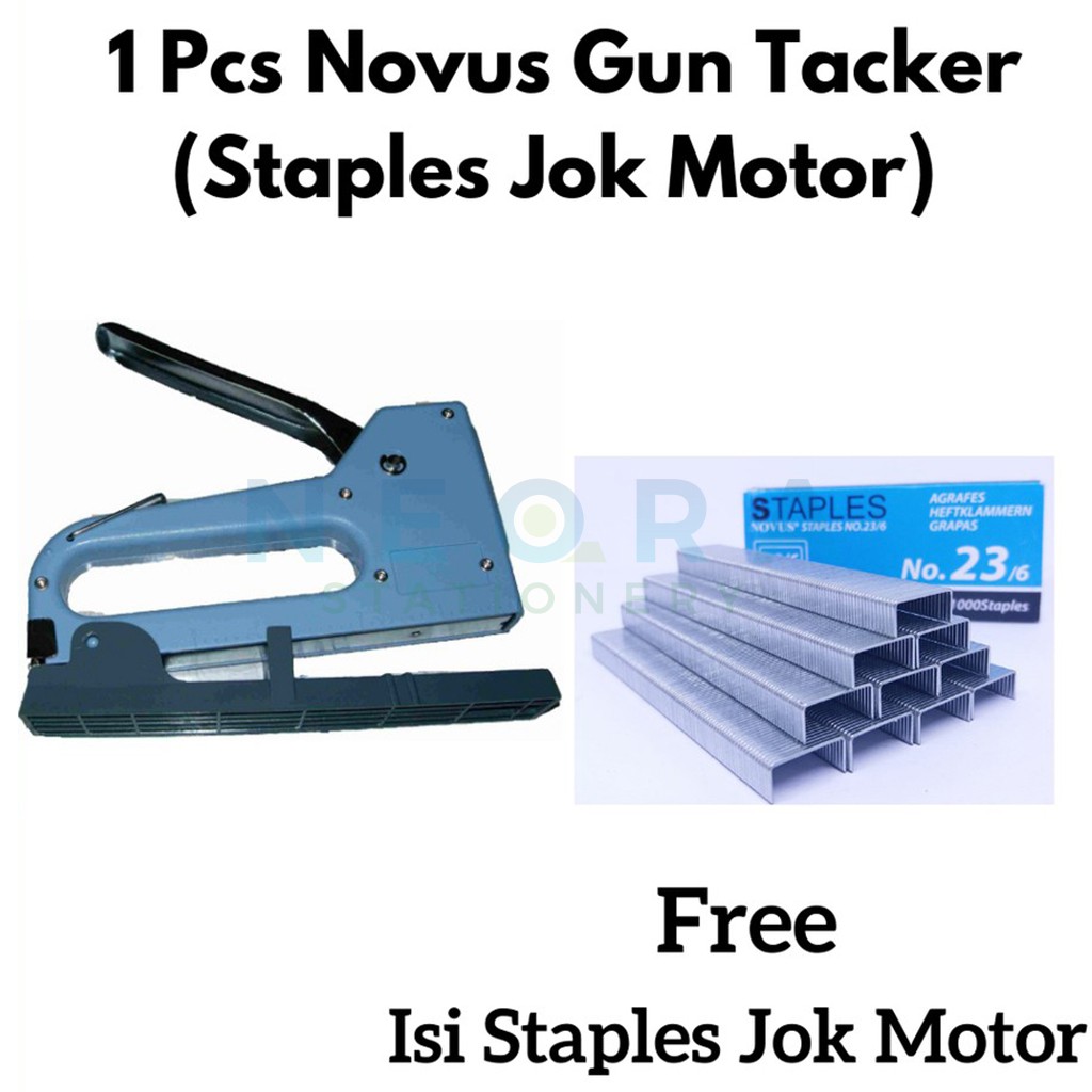 

Novus Gun Tacker / Stapler Jok / GT - 227 Free Isi Staples