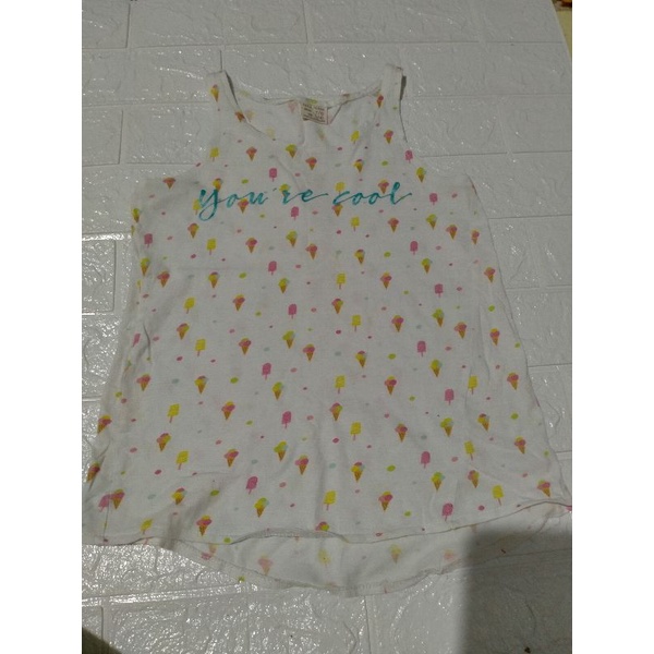 Preloved Zara Girls Tank Top Preloved Zara Kids Top Preloved Kaos Anak Zara Girl Preloved Kaos Bayi 