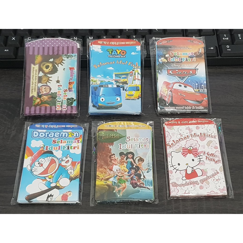 

K2 ACC - Amplop Angpao Lebaran Kecil Karakter Kartun Anak