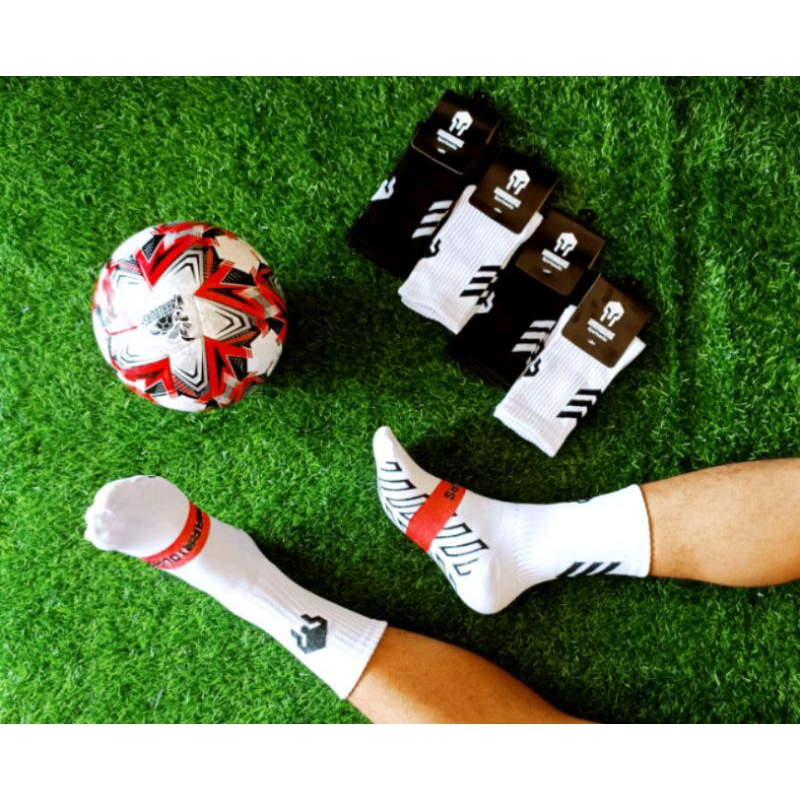 kaos kaki futsal victory / kaos kaki bola pendek premium warriours super tebal