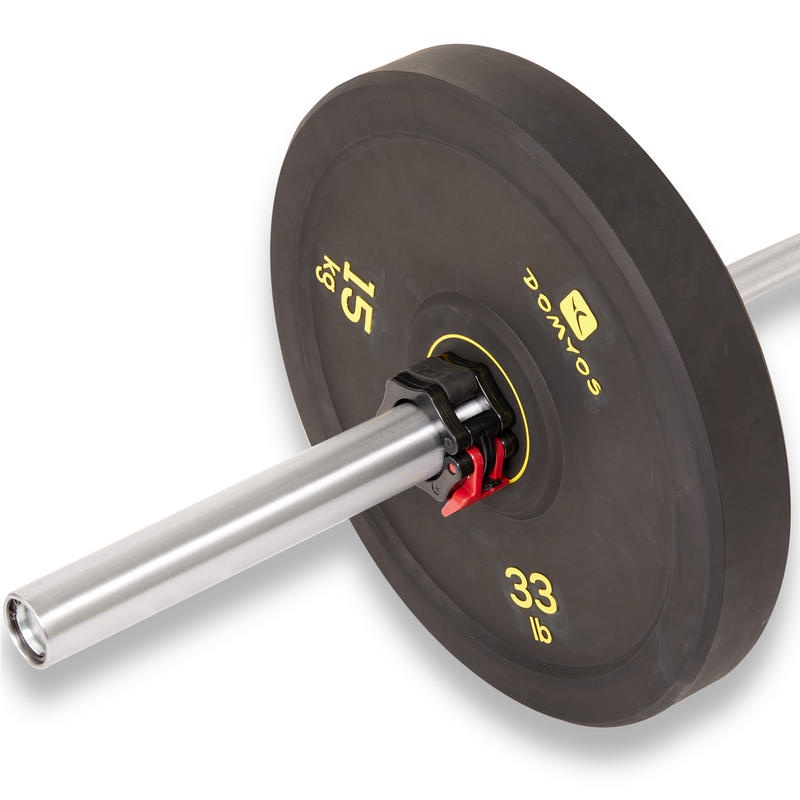 DOMYOS - WEIGHT PLATE BESI KIT 15KG 50 MM / PLATE / WEIGHT PLATE