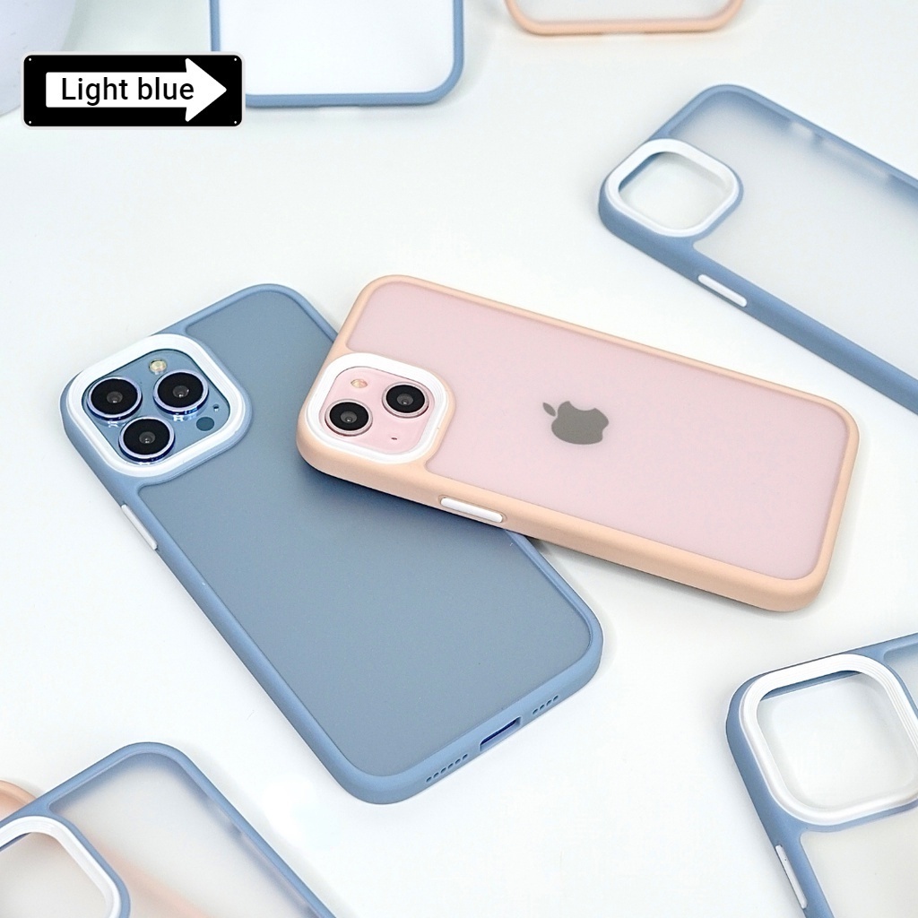 iPhone case (iPhone 11-13 Pro Max case is ready!!) Mixed matte + independent button + camera protection film anti-fouling and shockproof iPhone 12 mini 12 pro max 11 pro case max Casing iPhone