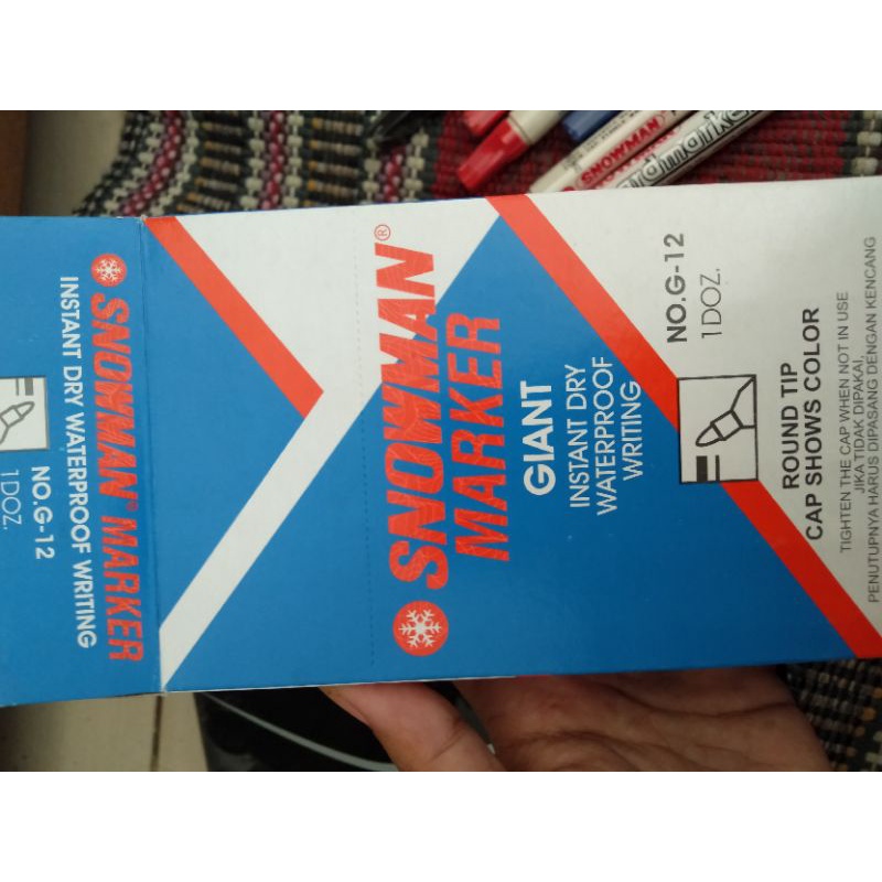 

spidol snowman Permanent