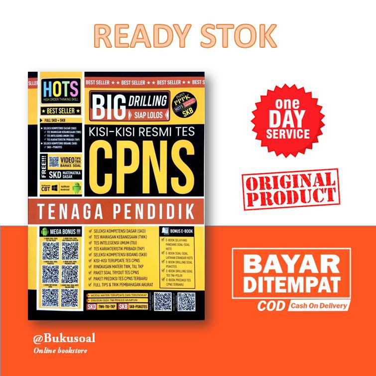 Buku Cpns 2021 Buku Sukses Tembus Cpns 2021 Big Drilling Tes Cpns Tenaga Pendidik Shopee Indonesia