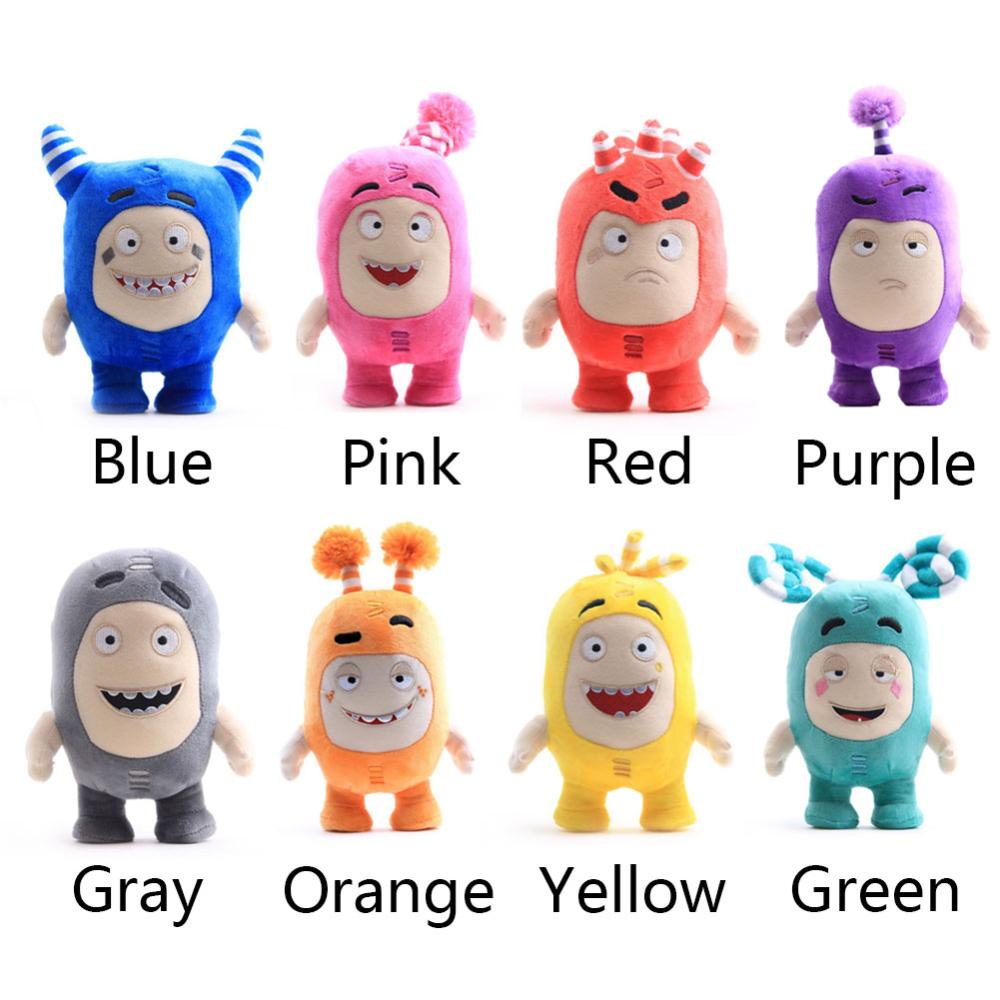 Timekey Mainan Boneka Stuffed Plush Kartun Oddbods 18CM Untuk Dekorasi Mobil M9O5