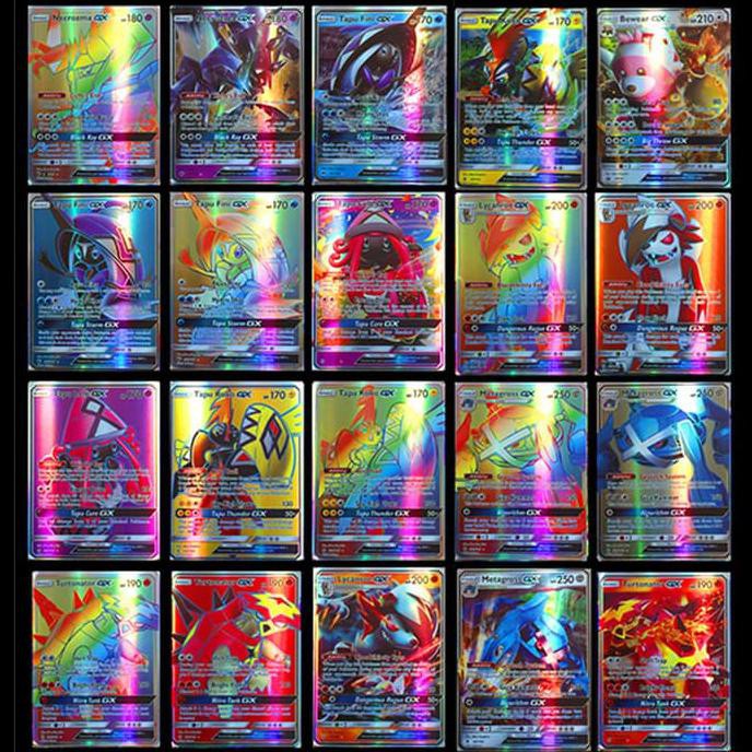 200 Latest Pokemon Gx Cards English Flash Cards - Termurah 