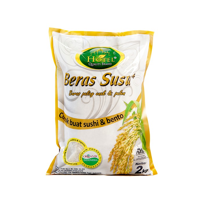 

HOTEL Beras Susu Organik 2kg