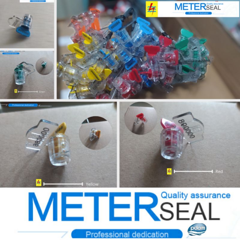 Segel PLN Segel Meteran air Segel Meteran PLN  Segel Plastik Meteran PLN  Segel Meteran kWh PLN  Seg