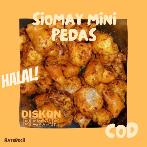 

ratu bocii - SIOMAY MINI KERING SEUHAH PEDAS | GURILEM PEDAS