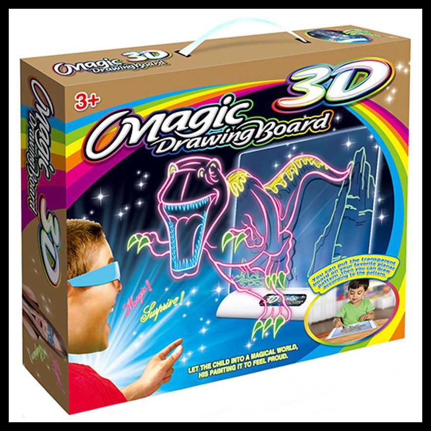 

TERBARUU!! Magic Drawing Board 3D - Papan Tulis Ajaib Lampu LED TERBARU