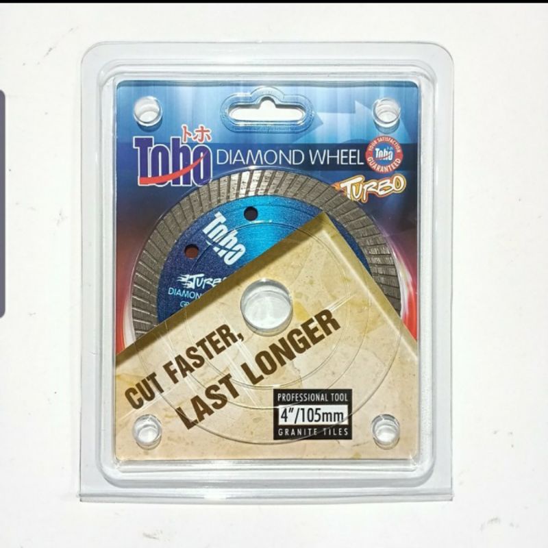 Mata Potong Keramik/Granit Toho Turbo - Mata Gerinda Potong Keramik/Granit Turbo 4"