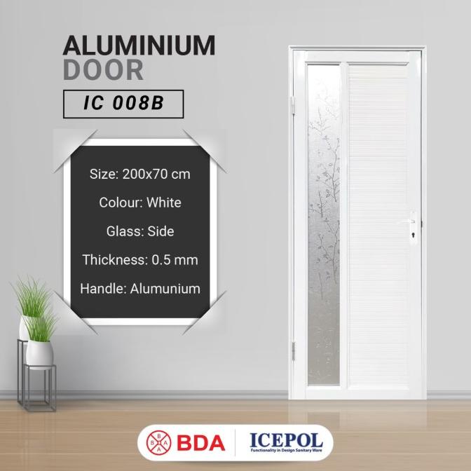 (:(:(:(] Pintu Alumunium Kusen Pintu Aluminium IC008B Kamar Mandi