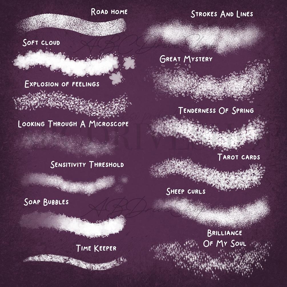 Procreate Brush - Wonderful Patterns Brushes for Procreate