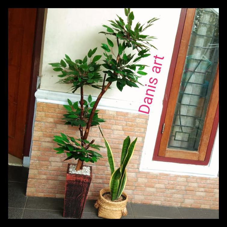 Ready Stok! Bonsai Jumbo Palsu/ Pohon Plastik/ Pohon Bonsai/ Bonsai Beringin Tanaman Artificial