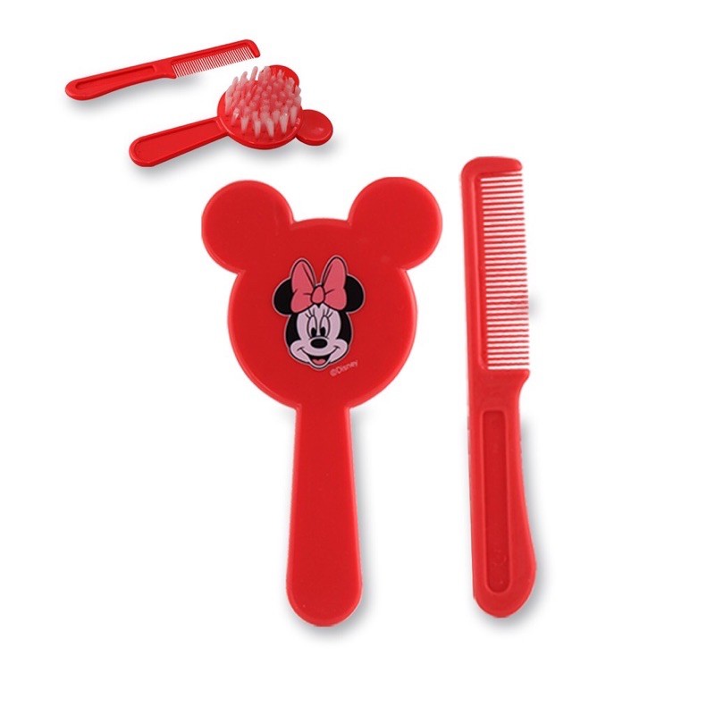 Lusty Bunny Comb and Brush Set Disney - Sisir Rambut Bayi Micky Minnie Series