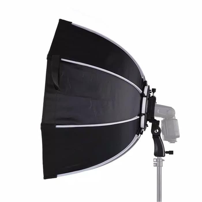 TaffSTUDIO Payung Studio Octagonal Umbrella Softbox Reflektor Flash 65CM - KS65 - Black