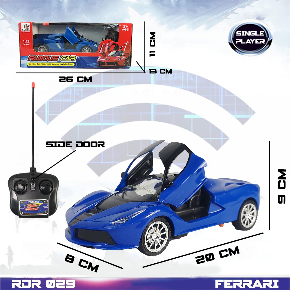 MURAH RDR1141 RDR1048 RDR029 RC Ferrari Buka Pintu Mainan Anak Mobil Remote Control Hobi Koleksi Remot Kontrol RADA