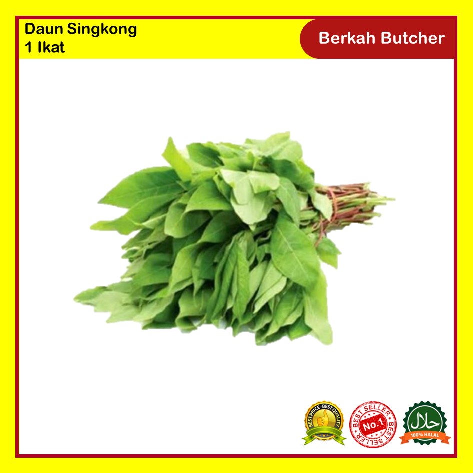 Daun Singkong Segar 250 gr Berkah Butcher