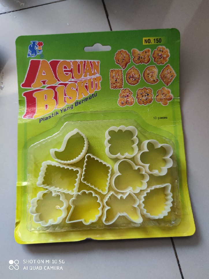 Acuan 150 Cetakan Kue Kering 1 Set 10pcs