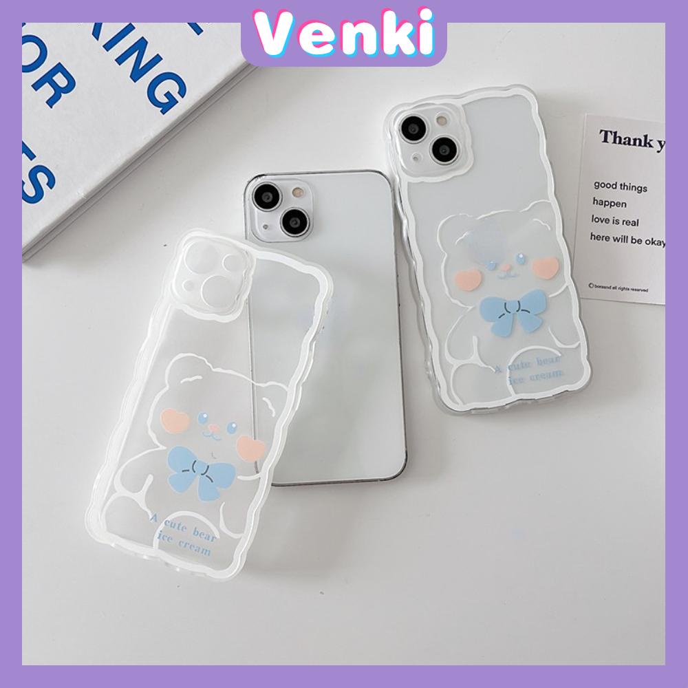 iPhone Case Silicone Soft Case Clear Case Airbag Shockproof Camera Cover Protection Cartoon Cute Bear Compatible For iPhone 11 iPhone 13 Pro Max iPhone 12 Pro Max iPhone 7 Plus