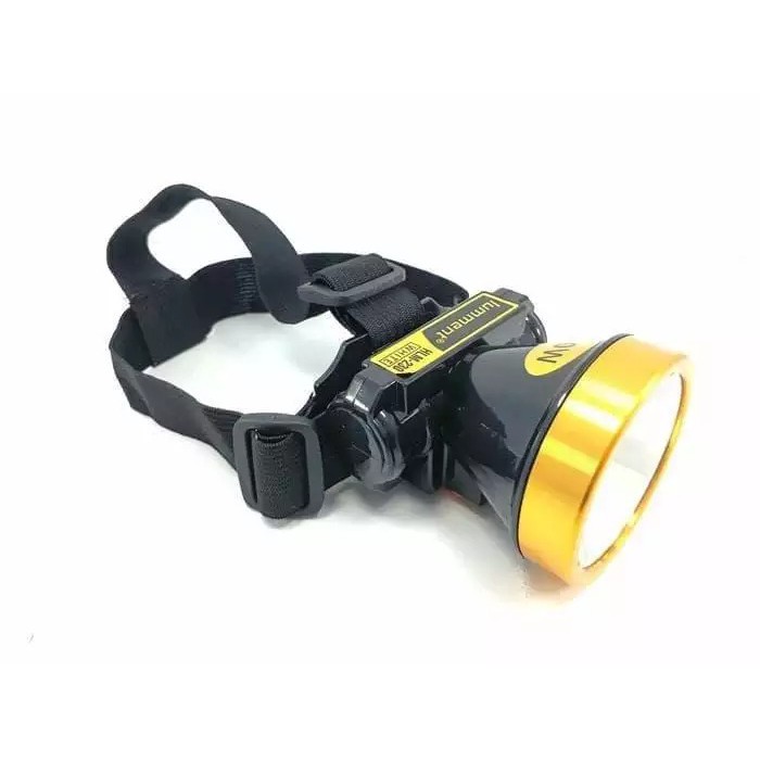 SENTER KEPALA BISA CHARGE TERANG 15/20/50 WATT BATERAI LITHIUM [FREE BUBBLE] BODY HALUS HEADLAMP