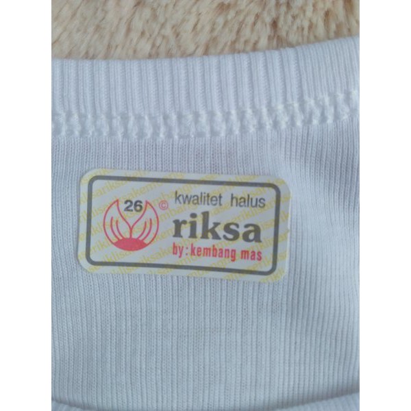 Singlet Anak Merk Riksa | Kaos Dalam Anak Unisex | Singlet Bayi | Pakaian Dalam | Sguna