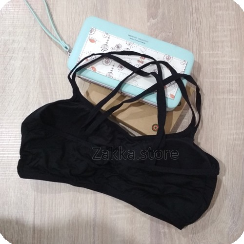 BY-2884 Sport Bra Tali Silang  Kemben Tanpa Kait Sehat Cantik Bh Fashion Murah