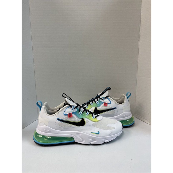 Nike React 270 Worldwide Pack "White/Volt/Blue Fury" Original BNIB