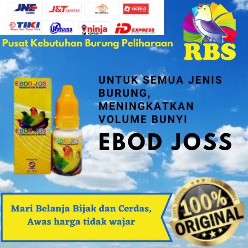 Ebod Joss Ebodjoss Vitamin Penggacor Burung Lovebird Murai