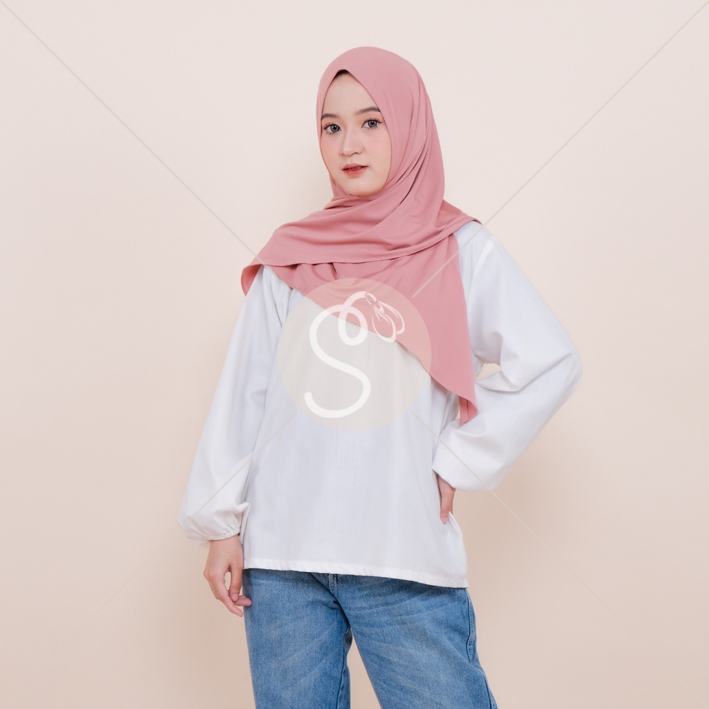 ShalihaFactory - Hijab Jilbab Kerudung Segitiga Instan Jersey | Mima Instan