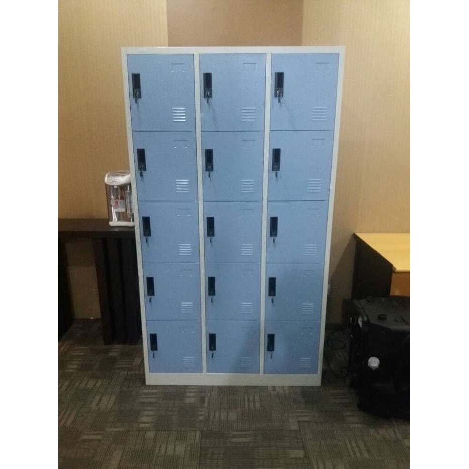 LOKER BESI LOCKER LEMARI BESI KABINET 15 PINTU Modera | Shopee Indonesia