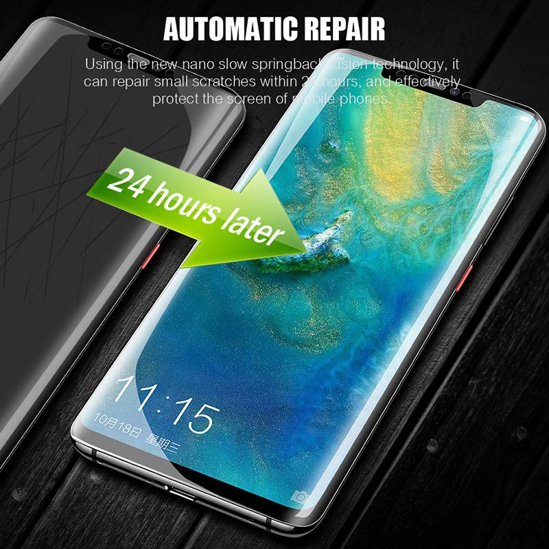 2Pcs 100D Hydrogel Protective Film For Huawei P30 P40 P20 Pro Mate20 Pro Screen Protector Film For Honor 30 20 Pro 9X 8X 10 Film